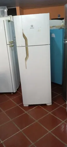 Geladeira electrolux gelo seco duplex semi novo 390 litros