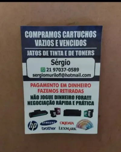 Compramos cartuchos 