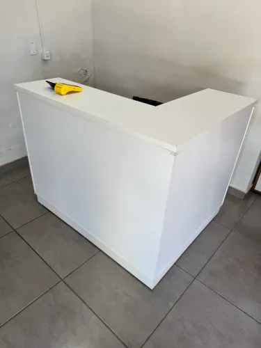 Balcão em L - Branco