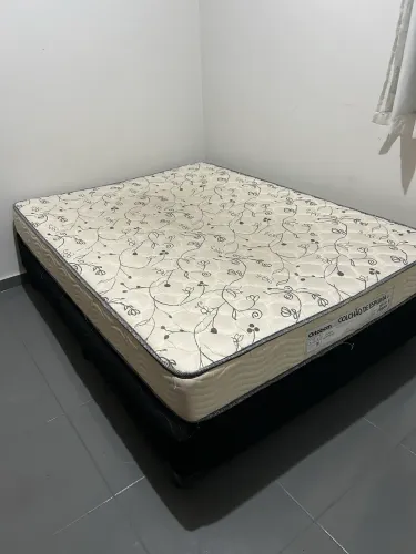 Colchão Ortofort D33 casal + Base Corino