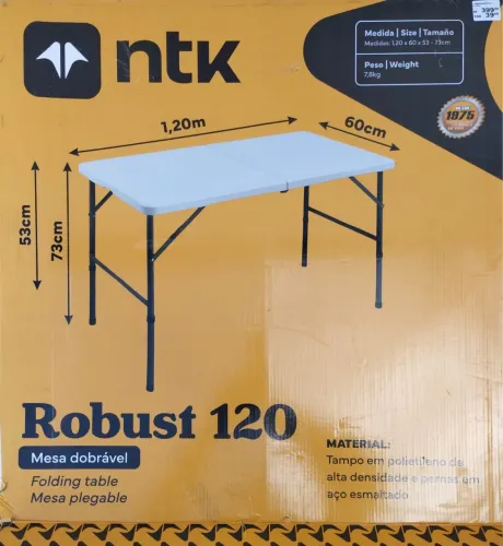 Mesa dobrável usado 1 vez