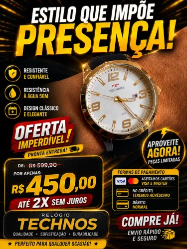 Relógio technos