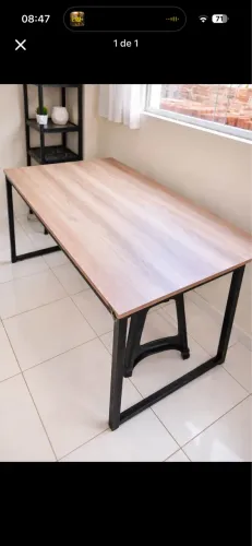 Mesa MDF base ferro 