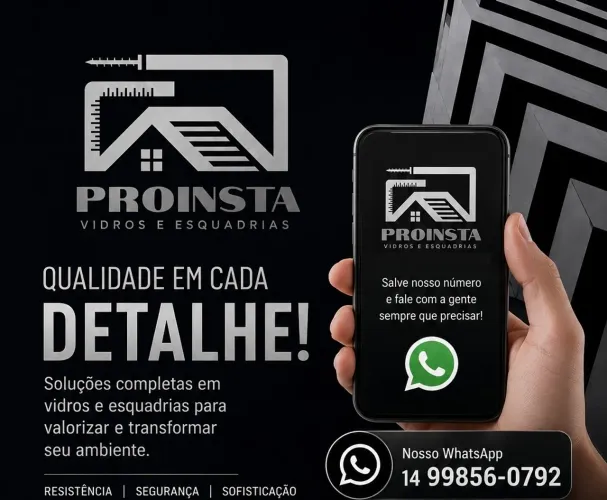 Vidros e esquadrias de alumínio 