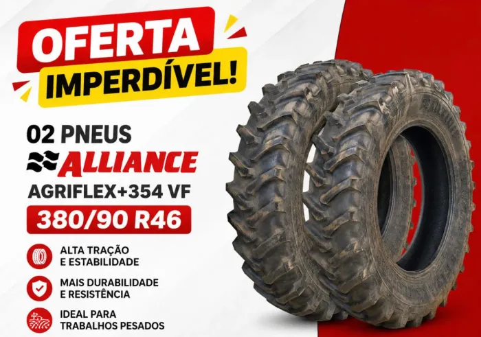Pneus aliança aro 46 agriflex+ 354