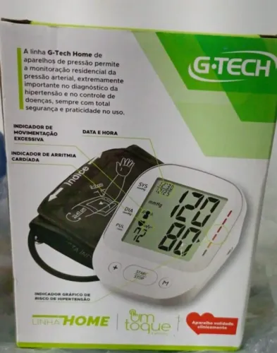 Aparelho de Pressão Digital G-Tech Linha Home