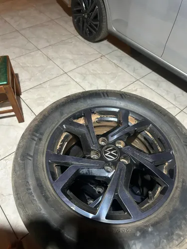Rodas aro 15 original da Volks 5 pontos 