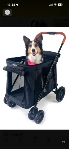 Carrinho de passeio de cachorro até 30 kg