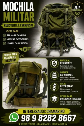 Mochila militar americana 