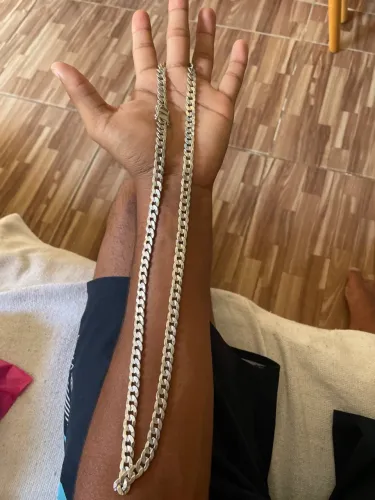 cordão de prata