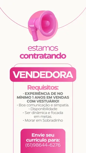 Contrata vendedora
