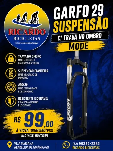 GARFO 29 MODE C/ TRAVA NO OMBRO