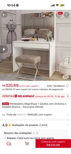 Penteadeira nova