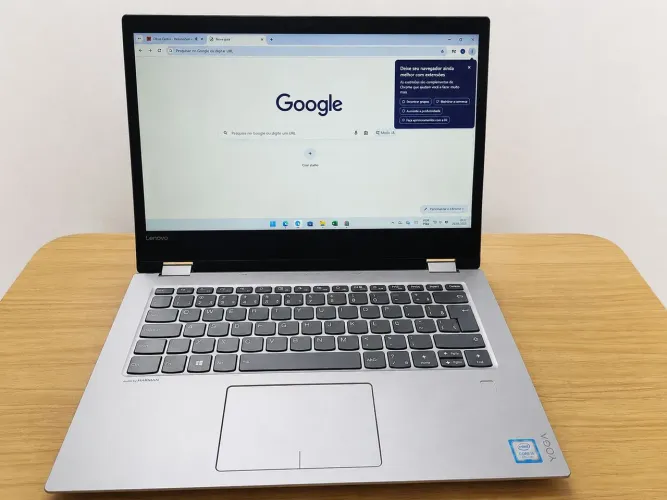 Notebook 2 em 1 Lenovo Yoga 520 Core i5 - SSD 128GB / 4GB RAM / Touch 360°