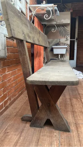 Banco estilo praça 