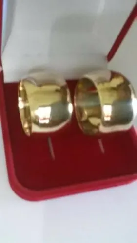 Par aliança moeda antiga noivado ou casamento 