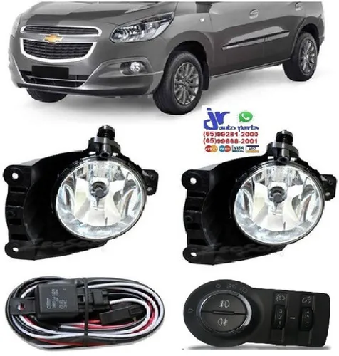 Kit Farol Milha Spin 2012 2013 2014 2015 2016 2017 Auxiliar Neblina 