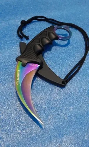 Faca Karambit Rainbow Ecooda