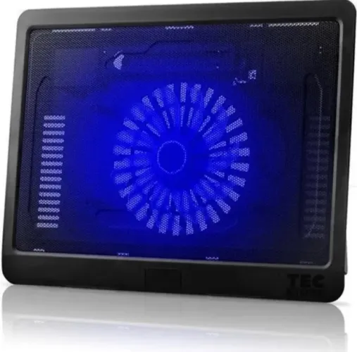 Suporte para Notebook Base Cooler Ventilação Led até 14 Polegadas