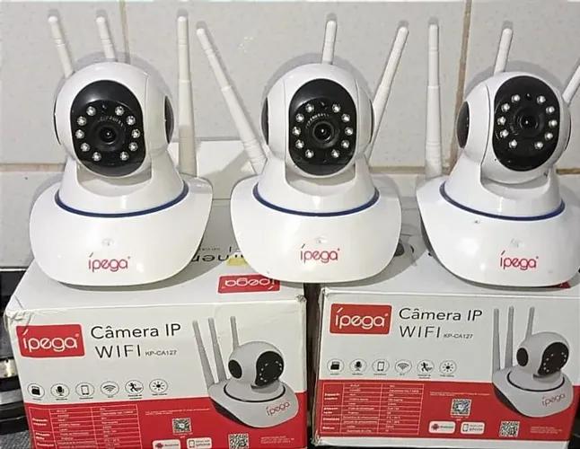 Câmera IP wi-fi, visão noturna, recebe áudio, manda áudio visão noturna, tudo pelo celular