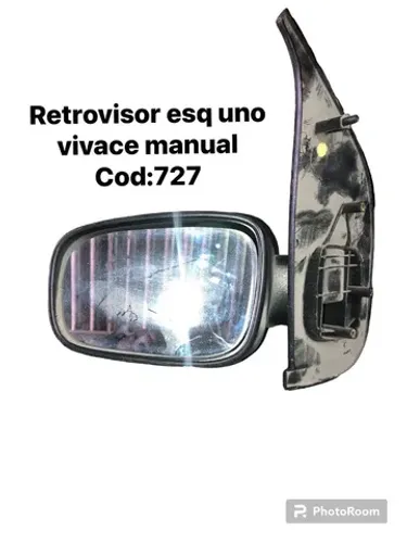 Retrovisor esquerdo Fiat uno Vivace manual