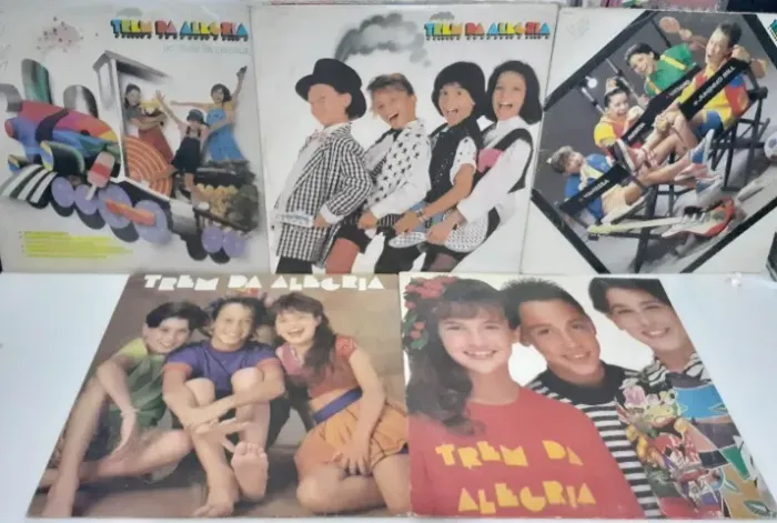 Lps - Trem da alegria - lote com 05 discos de vinil
