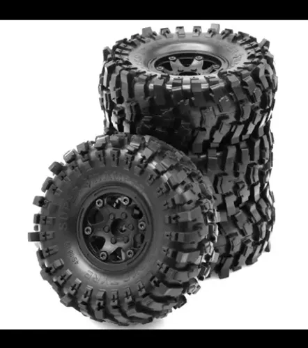 4 Pneus P/ Automodelo Crawler 1:10 de Diversos Modelos 