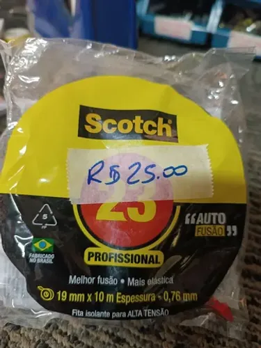 Fita isolante 3 M auto fusão 19mm x 10 m