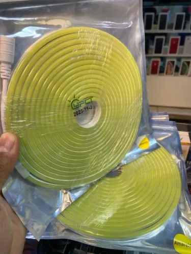 Fita Neon rolo 5m Amarela (Nova) -loja