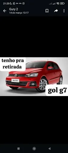 Sucata gol G7 para retirada de peças 