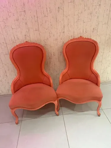 Dupla de poltrona antiga 