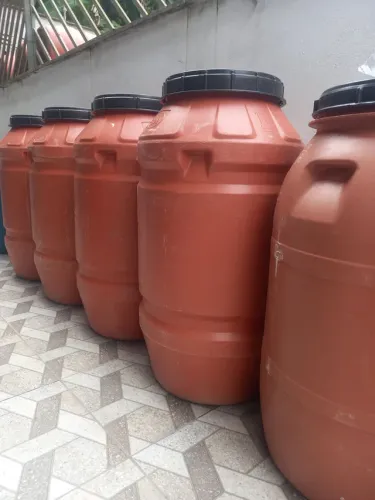 Tambor 260 litros tampa de rosca super reforçado