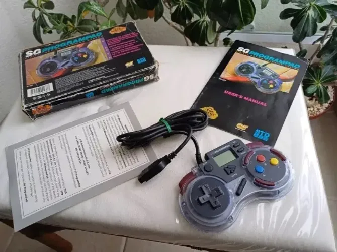 Controle Sg Program Pad Sega Gensis, Mega Drive Completo