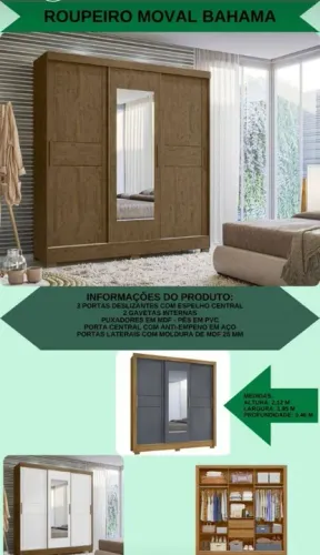 Roupeiro Moval bahamas