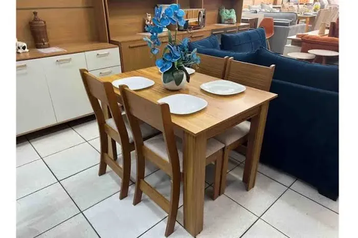 Mesa 4 cadeiras Palace 110 X 75 - ENTREGA HOJE !!!