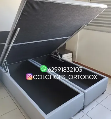 Cama Box Baú Queen size blindado e reforçado
