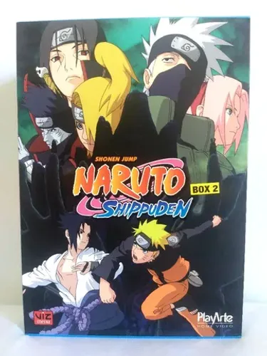 Dvd Naruto Shippuden box 2 - 1º Temporada, Original PlayArte