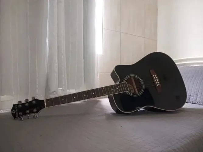 Violão Harmonics GE-30 + correia + suporte