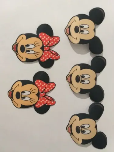 10 Patch Aplique Termocolantes Mickey e Minnie