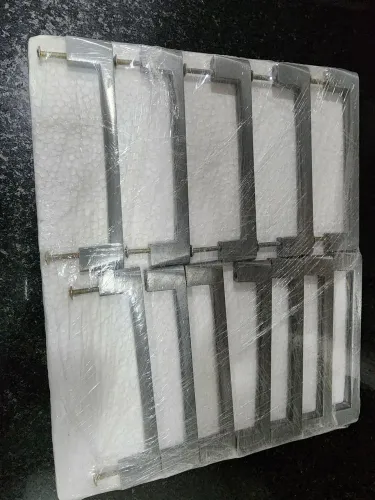 Kit 12 Puxadores de porta ou gaveta em aço escovado 15cm