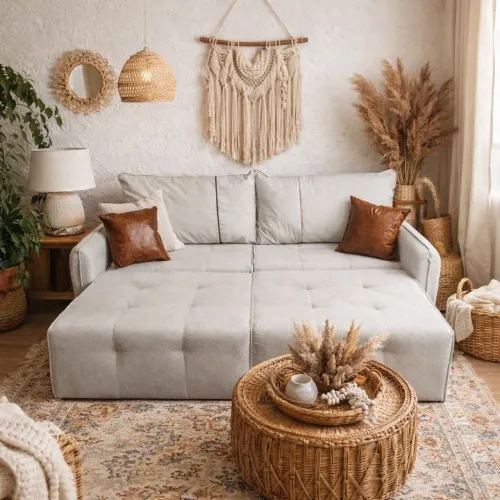 Sofá Sem Caixa no Linho NOVO PRONTA ENTREGA 