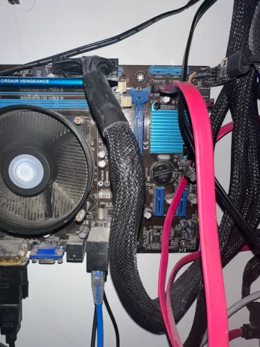 Placa mãe h61m-k + processador + memória 8gb