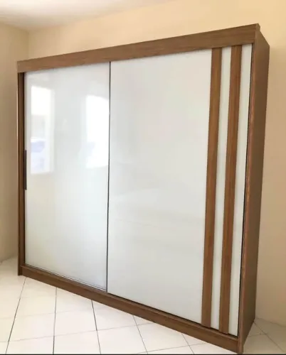 Guarda Roupa Casal 100% MDF 2 Portas de Correr 4 Gavetas (Novo) Entrega Grátis!