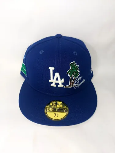 Boné Los Angeles Dodgers azul - New era - 59fifty - Baseball - Mlb - Aba reta - La