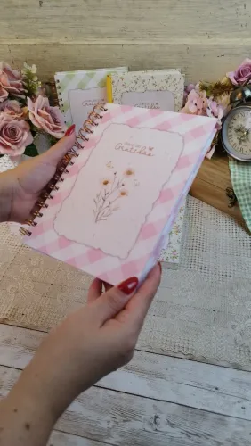 Diario da gratidão personalizado