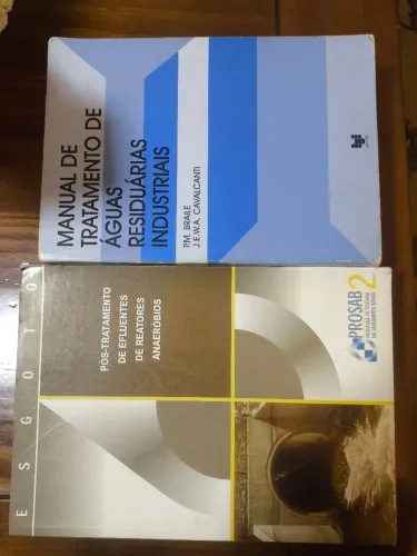 Livros de saneamento e tratamento de águas residuárias