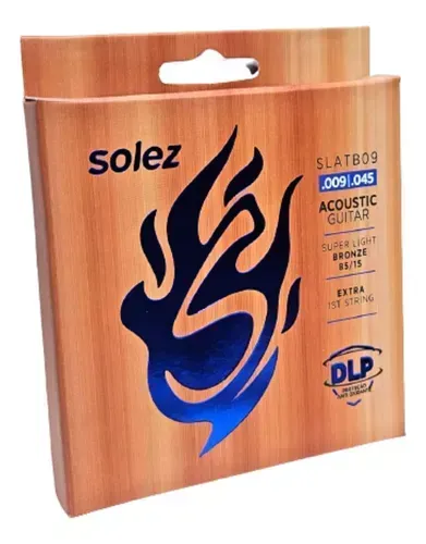 Encordoamento Solez Violão Aço Bronze 0.009 Slatb09