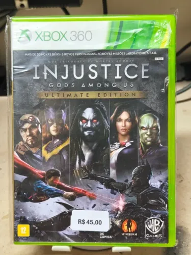 Injustice God Among US - Xbox 360 - Aceito Olxpay