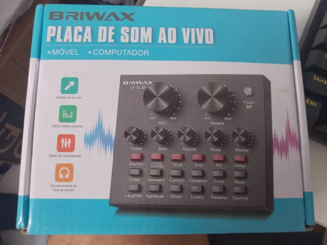 Interface de áudio USB briwax