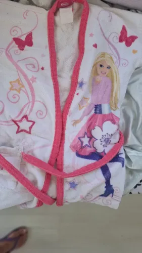 Roupão Infantil Barbie Rosa
